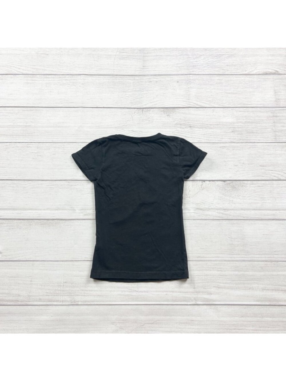 Justice League Girls Superhero T-Shirt Friends Forever Black Short Sleeve XS - Picture 3 of 3